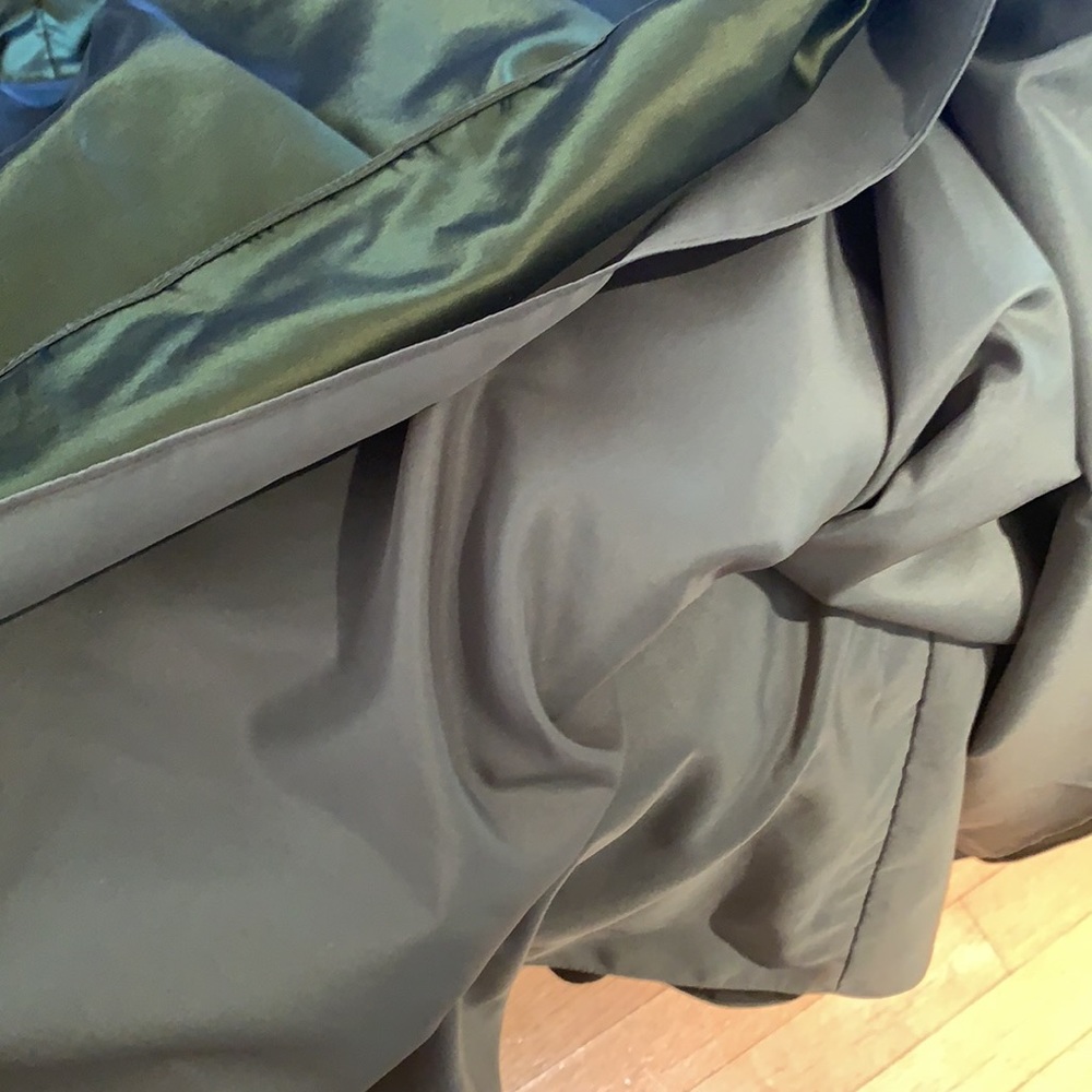Alfred Angelo Green Floor Length Taffeta Evening Gown Size 8 - Picture 12 of 16
